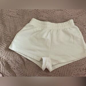 Cream shorts